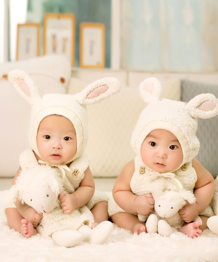 香港IVF選擇:公營醫院 vs 私家診所 babies, twins, brother, sister, siblings, cute, bunny, costume, portrait, sitting, newborn, baby photoshoot, baby portrait, babies, twins, twins, twins, twins, twins
